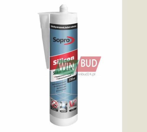 Sopro Silikon Sanitarny srebrnoszary 17 310ml