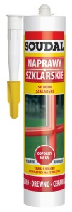 Soudal silikon szklarski bezbarwny 280ml