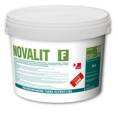 KABE Novalit F 10L biała - Polikrzemianowa farba elewacyjna