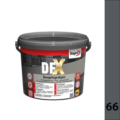 Sopro DFX ANTRACYT 66 3kg - fuga epoksydowa