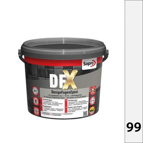 Sopro DFX TRANSPARENTNY 99 3kg - fuga epoksydowa