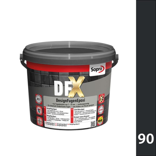 Sopro DFX CZARNY 90 3kg - fuga epoksydowa