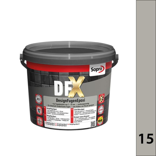 Sopro DFX SZARY 15 3kg - fuga epoksydowa