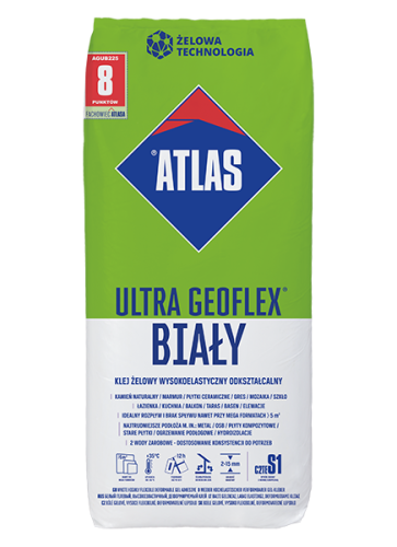 Atlas Geoflex Ultra biały 22,5kg - klej odkształcalny C2TE S1