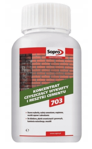 Sopro ZA 703 0,25 L - Koncentrat czyszczący wykwity i resztki cementu
