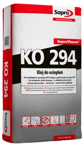 Sopro KO 294 25kg - Klej do ociepleń szary SoproTherm