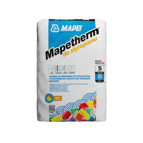 Mapei Mapetherm do styropianu 25kg szary