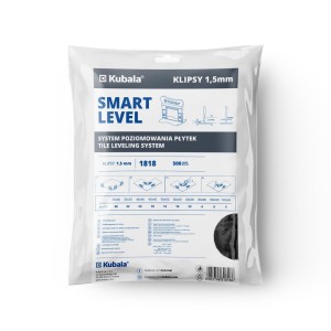 Kubala Smart Level Klipsy 1,5 mm 500 sztuk 1818