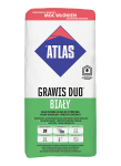 ATLAS GRAWIS DUO BIAŁY 25 kg do styropianu i wełny mineralnej