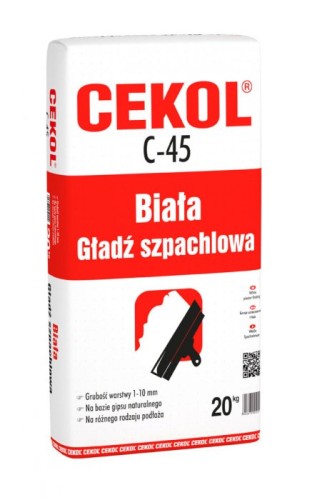 Cekol C-45  - biała gładź szpachlowa