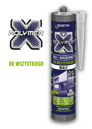 Bostik X-Polymer biały 290ml - Klej i uszczelniacz (kartusz)
