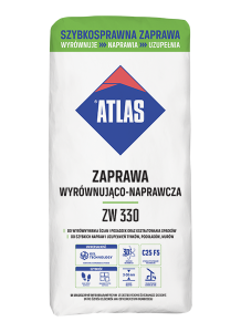 ATLAS ZW 330 25kg - szybkosprawna zaprawa wyrównująco naprawcza