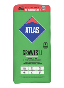 ATLAS GRAWIS U 25 kg - zaprawa klejąca do zatapiania siatki i klejąca do styropianu