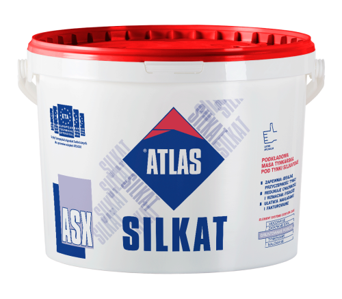 Atlas Silikat ASX 15kg - biały, podkład tynkarski 
