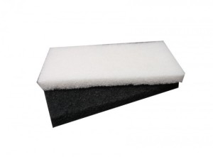 Kubala włóknina wymienna biała i czarna 0361