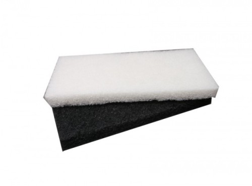 Kubala włóknina wymienna biała i czarna 0361