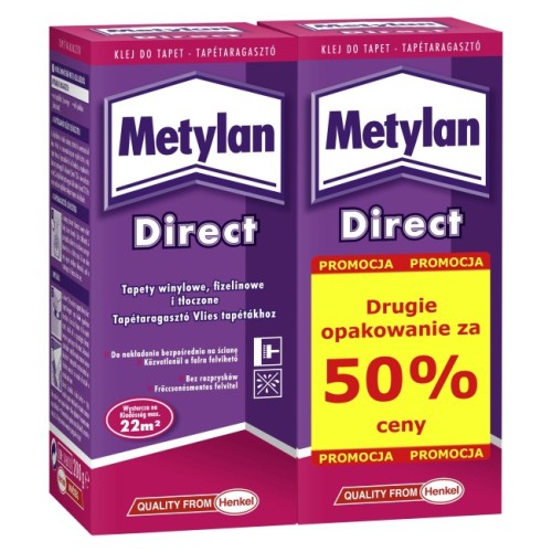 Metylan Direct pakiet 2szt - klej do tapet 