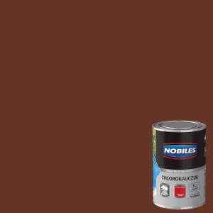 Nobiles Chlorokauczuk 0,9L - brąz czekoladowy RAL 8017