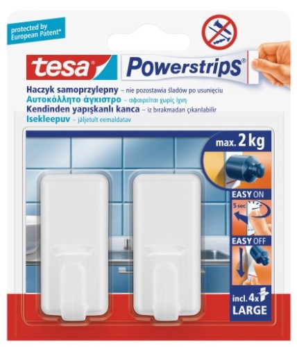 Tesa PowerStrips haczyk x2szt 58010 