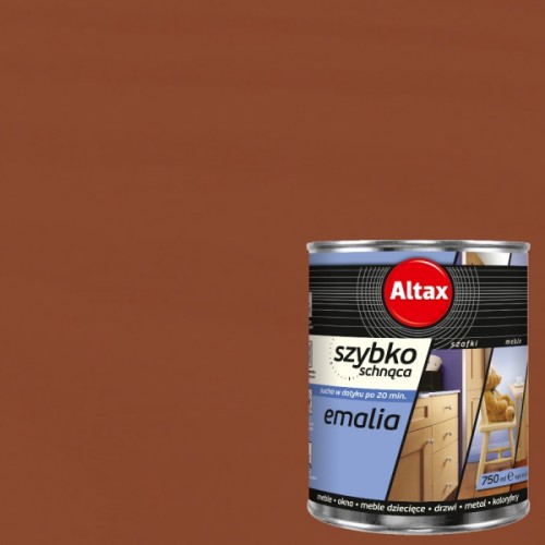  Emalia szybkoschnąca Altax, 0.75 l, Mahoń