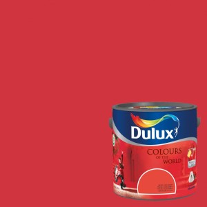 DULUX Kolory Świata Ogniste Flamenco 2,5 L - Farba do ścian i sufitów                                   