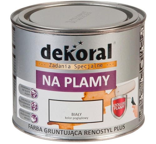 Dekoral Renostyl Plus 0,4L biała - na plamy i zacieki