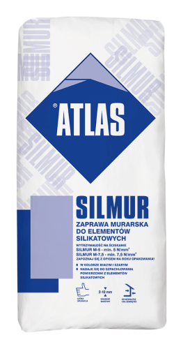 Atlas Silmur 25kg Zaprawa do gazobetonu i cegieł silikatowych