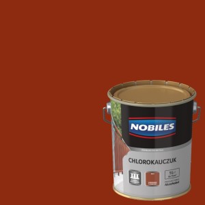 Nobiles Chlorokauczuk 5L - czerwony tlenkowy RAL 8012 