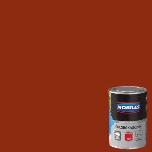 Nobiles Chlorokauczuk 0,9L - czerwony tlenkowy RAL 8012