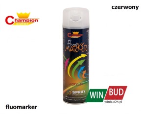 Champion color spray 400ml - fluomarker czerwony