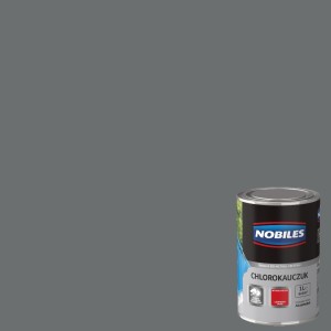 Nobiles Chlorokauczuk 0,9L - szary jasny RAL 7010