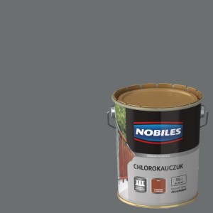 Nobiles Chlorokauczuk 5L - szary jasny RAL 7010 