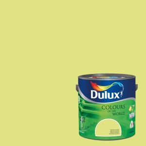 DULUX Kolory Świata Zielona Wyspa 2,5 L - Farba do ścian i sufitów                                                                 
