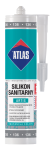 ATLAS Silikon sanitarny elastyczny, 020  BEŻOWY 280 ml