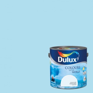 DULUX Kolory Świata Turkusowy Klif 5 L - Farba do ścian i sufitów                                                           