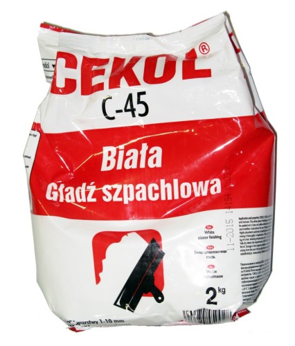  Cekol C-45 2kg - biała gładź szpachlowa