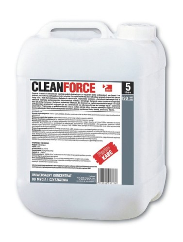 KABE CleanForce 5L - Uniwersalny koncentrat do mycia i czyszczenia