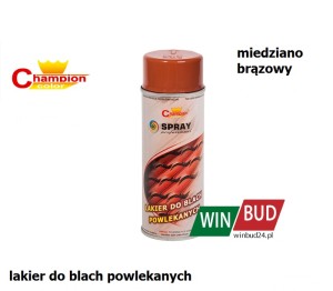 Champion color spray 400ml - do blach miedziano brązowy