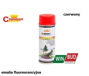 Champion color spray 400ml - fluorescent czerwony