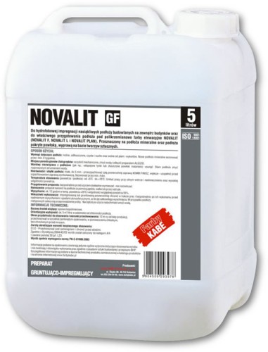 KABE Novalit GF - grunt pod polikrzemianowe farby elewacyjne