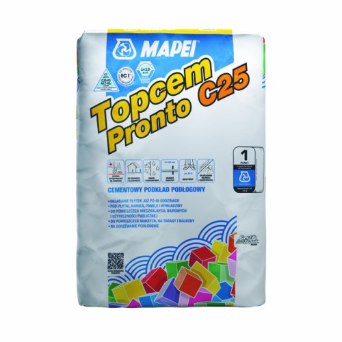 Mapei Topcem Pronto C25 25kg posadzka szybkoschnąca