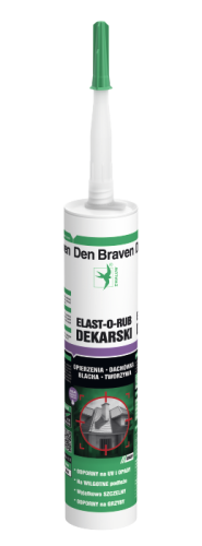 Den Braven ELAST-O-RUB DEKARSKI 300ml - uszczelniacz dekarski