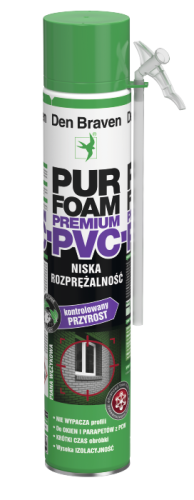 Den Braven PUR FOAM PREMIUM PVC 750ml - Piana wężykowa