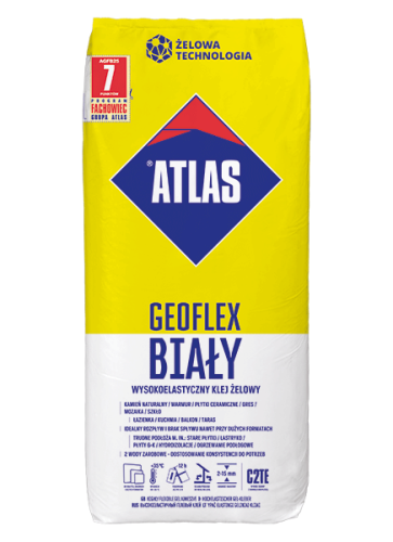 Atlas Geoflex 25kg biały - klej elastyczny C2TE żelow