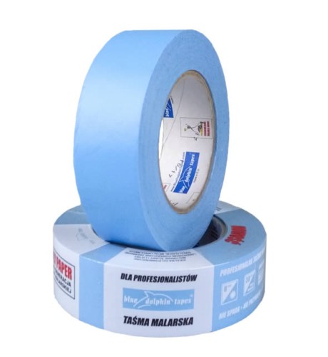 Taśma malarska Blue Dolphin - 38mm / 50mb Poly Paper MTPPBL_29010