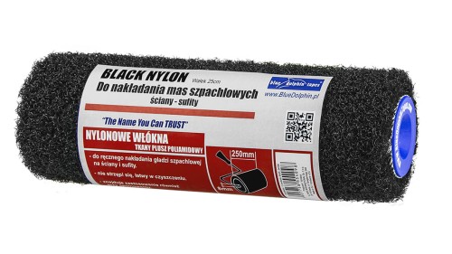 Wałek BLACK NYLON 25cm do gładzi BN25_5409 blue dolphin