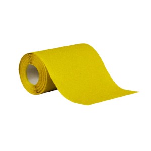 Papier ścierny 115mm x3m GR. 120 rolka Blue Dolphin PSZR120_26439 P40 żółty