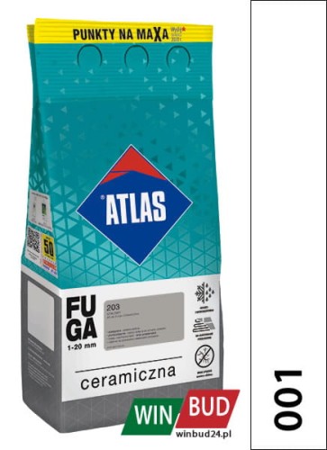 ATLAS FUGA CERAMICZNA 001 Biały 5kg