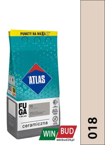 ATLAS FUGA CERAMICZNA 018 Beż Pastelowy 2kg