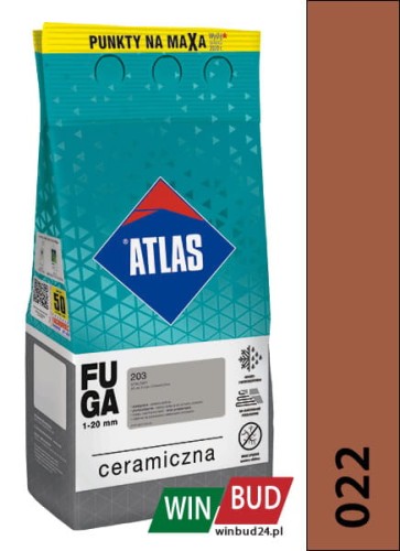 ATLAS FUGA CERAMICZNA 022 Orzechowy 5kg